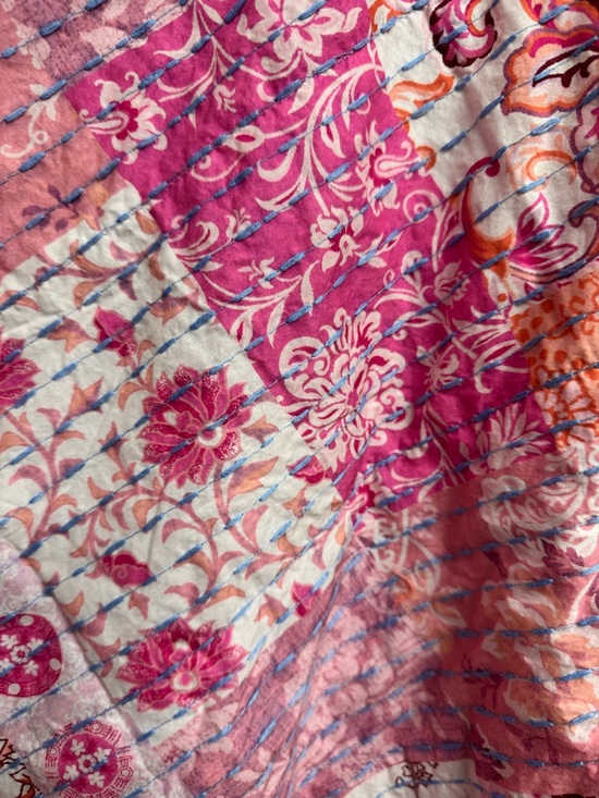 ✨ BlueVelvet Dolly Parton Kantha Camper Tunic / Poncho Top ✨ S/M. SOLD OUT - Picture 6 of 8